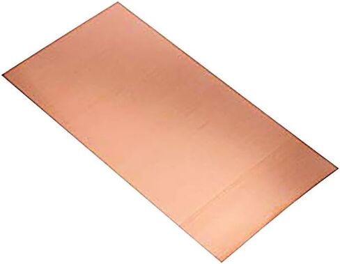 ورقة نحاسية معدنية دقيقة من K&S 1218 - 0.016 بوصة سمك × 6 بوصة عرض × 12 بوصة طول - الحرف اليدوية، الأسقف، الكهرباء، صناعة المجوهرات، صنع في الولايات المتحدة الأمريكية، ورقة واحدة in Kuwait