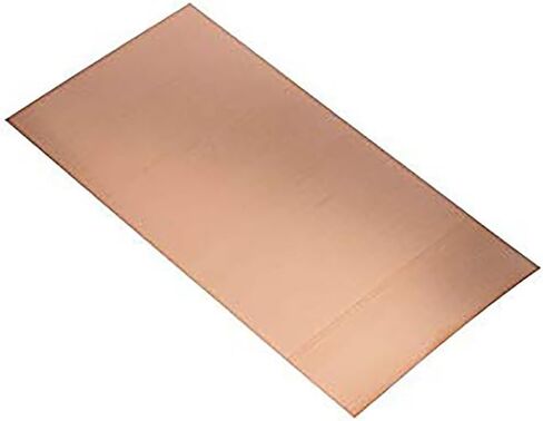 ورقة نحاسية معدنية دقيقة من K&S 1218 - 0.016 بوصة سمك × 6 بوصة عرض × 12 بوصة طول - الحرف اليدوية، الأسقف، الكهرباء، صناعة المجوهرات، صنع في الولايات المتحدة الأمريكية، ورقة واحدة in Kuwait