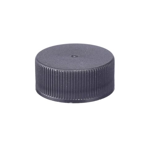 البلاستيك الموحد 41084 غطاء أسود مع بطانة F217، بولي بروبيلين، 24 مم، لمسة نهائية 24-400، 12 قطعة in Kuwait