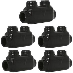 موصل لصق معزول بمنفذين موصلات أسلاك 2-14AWG سلك معزول من الألومنيوم والنحاس بولاريس موصل مقسم مسبقًا مملوء مسبقًا بمركب تثبيط الأكسيد (عبوة من 5) in Kuwait