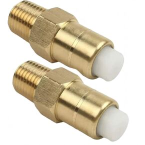 صمام إطلاق حراري لغسالة الضغط NPT مقاس 1/4 بوصة - استبدال النحاس للنماذج 678169004، 678169002، 678169001، 208673GS، 21783GS، 194298GS، B3090GS - صمام تخفيف حامي المضخة in Kuwait