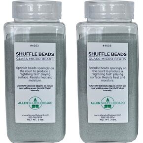 Allen Shuffleboard 2 Pack of 3 lbs of Glass Shuffleboard Beads w/Shaker in Kuwait