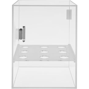 Ice Cream Cone Display/Storage Case Cabinet Acrylic Waffle Cone Holder 9 Holes in Kuwait