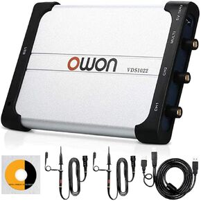Owon VDS1022 USB راسم الذبذبات 2x25 ميجا هرتز 100 عينات عملاقة / ثانية in Kuwait