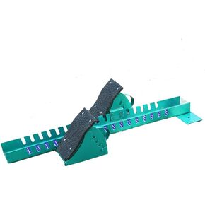 Multi Function Starting Block, 4 Angle Pedals Adjustable Sprinter Starting Block, Track & Field Light Weight Track Starting Block, Enhance Speed and Performance, Running Equipment, Green 65cm in Kuwait
