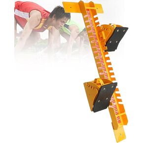Portable Track and Field Starting Block, Adjustable Aluminum Alloy Pedal, Durable and Rust-Proof, Suitable for Campus Sports Games in Kuwait