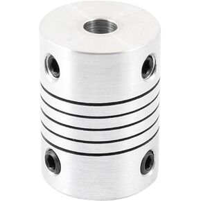 Flyshop 6 x 6.35mm CNC Motor Shaft Coupler 6.35mm to 6mm Flexible Coupling in Kuwait