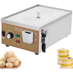 ماكينة صنع الكعك على البخار من الفولاذ المقاوم للصدأ مع منبه للغليان الجاف، وإمدادات مياه مستقلة، وتسخين على شكل حرف U، مثالية للمنزل أو المطعم، وتصميم بفتحتين in Kuwait
