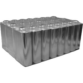Air Sea Containers | 1 L F-Style Metal Can | F-Style Reusable Metal Can | Tin Plated Steel Can | Screw Cap Included (Empty Can) Can With Delta Opening | Case of 24 in Kuwait