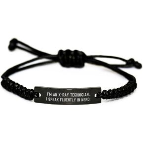 Gifts from Friends or Family - X-Ray Technician Rope Bracelet - Birthday Unique Gifts for Him or Her - Men's Funny Sayings Rope Gifts for X-Ray Technician, genius, and Friends in Kuwait