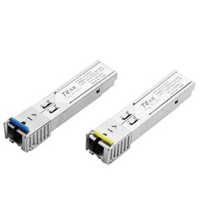 SFP Gigabit Single-Mode Single-Fiber Optical Module 3/20/40/60/80KM Compatible H3C LC/SC Interface Optical Fiber Module 1 Pair(3km(SC) TH-SFP-GY-SC-1.25-3) in Kuwait