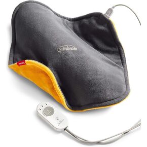Sunbeam ConformHeat Heating Pad, 14" x 14", Lightly Weighted, Flexible Design, XpressHeat Technology, Machine-Washable, Pain Relief for Back, Shoulder, Neck, Grey in Saudi Arabia