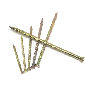 مسامير الأجهزة، مسمار خرساني، مسمار الأرضية، خيط ملتوي 2.5، مسامير فولاذية للأعمال الخشبية، ألواح خشبية من الخشب الصلب - 3.4 * 80 63 قطعة (4.1 * 100 * 36 قطعة) in Kuwait