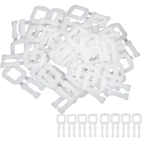 100 عبوة من 100 قطعة من أبازيم الربط البلاستيكية، أختام مشبك ربط يدوي من البلاستيك للتغليف، شريط ربط، شريط بوليستر، شريط سحب 1/2 بوصة، شريط سحب بوليستر، شريط سحب in Kuwait