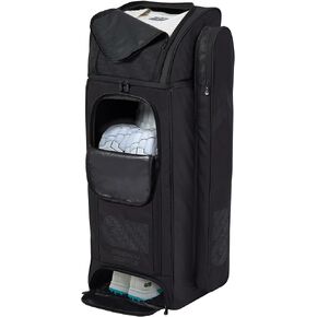 GM | Original Duffle Cricket Bag Holdall | Pocket for 2 Full Size Bats | Adjustable Comfort Straps | Volume 109 litres | Tough 600 Denier Polyester | Black | Gunn & Moore in Saudi Arabia