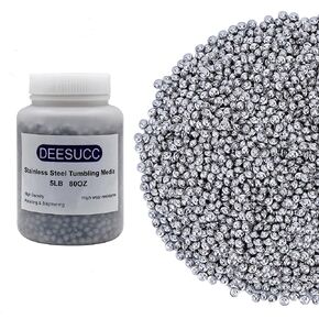5LBS Stainless Steel Tumbling Media for Jewelers Steel Shot Tumbler Finishing Mix 5LBS in Kuwait