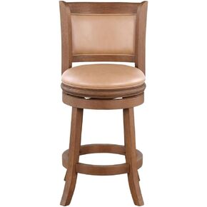 Augusta Swivel Counter Stool Chestnut Wire-Brush in Kuwait