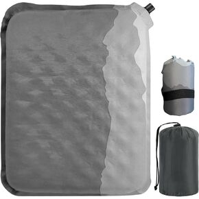 وسادة مقعد الاستاد ذاتية النفخ - محمولة، خفيفة الوزن، مقاومة للماء، وسادة مقعد قابلة للنفخ، وسادة إسفنجية لمقعد المبيض، السفر بالطائرة، السيارة، كرسي المكتب، الأحداث الرياضية، التخييم في الهواء الطلق in Kuwait