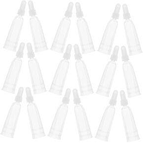 Luxshiny 50pcs Ampule Dispensing Tips Ampule Bottle Opener Skincare Opener Replacement Bottle Tips Vial Caps Ampoule Accessories in Kuwait