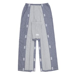 Mens Womens Bedridden Patient Clothing Top, Tear Away Patient Pants, Lightweight Pajamas Nursing Aid for Elderly,Grey Pants,L in Kuwait