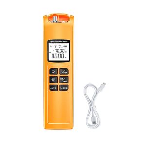 Fiber Light Tester,Rechargeable Portable Detector | Network Cable Optical Fiber Tester,for SC FC ST Interface FTTH CATV Data Center Testing Maintenance Deployment in Kuwait
