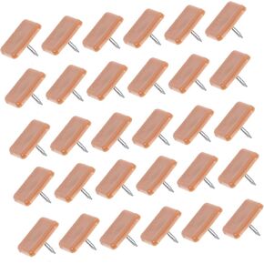 60pcs Plastic Rectangular Drawer Sliding Nails for Furniture Small Square Furniture Glides Easy Installation Nail Sliders for Home Use in Kuwait
