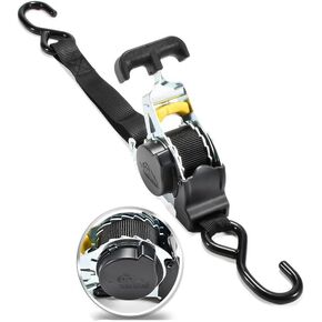 أشرطة مقطورة للقوارب شديدة التحمل عبوة واحدة - أشرطة ربط رافدة بطول 78 بوصة لقطر آمن - أشرطة سقاطة قابلة للتعديل للقوارب والتزلج على الماء والزورق in Kuwait