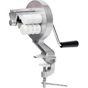 Easy Clean Pasta Maker, Hand Crank Cavatelli Machine in Aluminum Alloy, Height 10.6 in / 27 Cm, Tabletop Clamp Design in Kuwait