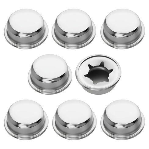 Push on Pushnut Caps, 8PCS 3/8" Axle Cap Nut Spring Steel, Spring Steel Push On Pushnut Caps, Push on Pushnut Cap Springs Steels Permanent Washer Caps for Hand Trucks, Rolling Bins and Lawn Push Wagon in Saudi Arabia