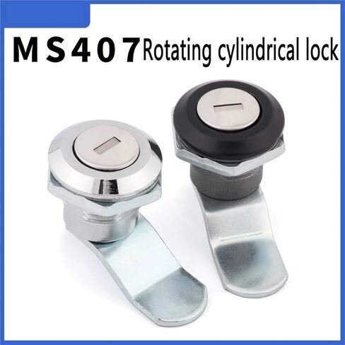 MS407 Black and White Rotating Cylindrical Lock Distribution Box Door Optical Cable Communication 1Pcs(Pink) in Saudi Arabia