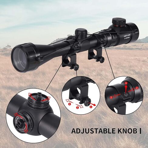نطاق Goetland 3-9x40 EG، محدد المدى المضيء باللون الأحمر والأخضر SFP in Kuwait