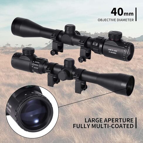 نطاق Goetland 3-9x40 EG، محدد المدى المضيء باللون الأحمر والأخضر SFP in Kuwait