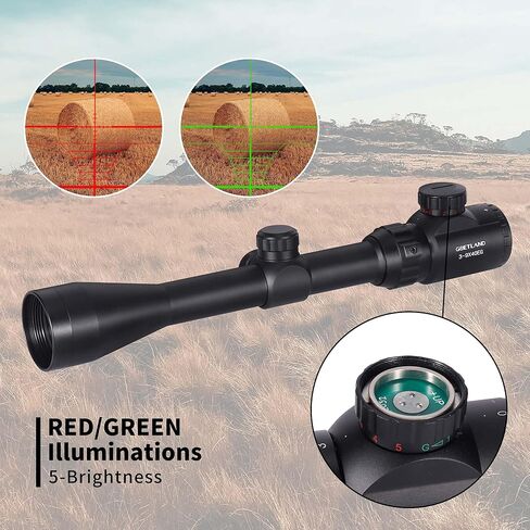 نطاق Goetland 3-9x40 EG، محدد المدى المضيء باللون الأحمر والأخضر SFP in Kuwait