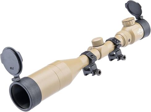 Evike Airsoft - Matrix 3-9x50 Illuminated Reticle Sniper Scope (Color: Tan) in Kuwait