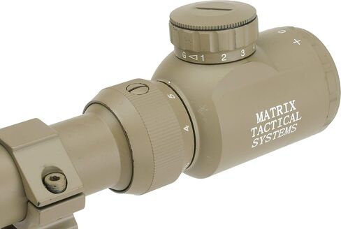 Evike Airsoft - Matrix 3-9x50 Illuminated Reticle Sniper Scope (Color: Tan) in Kuwait