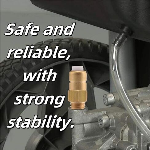 صمام إطلاق حراري لغسالة الضغط NPT مقاس 1/4 بوصة - استبدال النحاس للنماذج 678169004، 678169002، 678169001، 208673GS، 21783GS، 194298GS، B3090GS - صمام تخفيف حامي المضخة in Kuwait