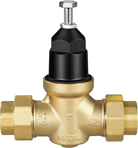 1-NR3XLDU صمام تخفيض الضغط مقاس 1 بوصة مع اتصال FNPT مزدوج الاتحاد يستبدل منظم ضغط المياه Zurn Wilkins للمنزل، قابل للتعديل 15-75 رطل لكل بوصة مربعة لخطوط المياه الرئيسية السكنية in Kuwait