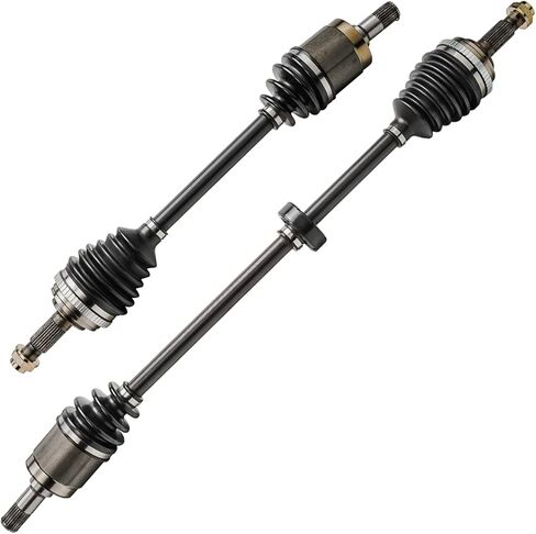Detroit Axle - AWD Front 2pc CV Axles for Chrysler 300 Dodge Charger Magnum Challenger, 2 CV Axle Shafts Assembly Replacement in Kuwait