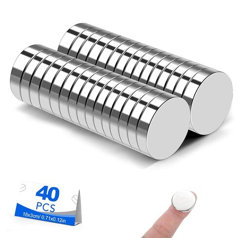 Small Magnets, 180 Pack Refrigerator Magnets 6x2mm Rare Earth Magnets Neodymium Magnets for Crafts, Whiteboard, Kitchen Cabinet in Kuwait