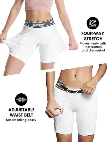 Davion Softball Sliding Shorts Women Padded Compression Slider Shorts for Softball Baseball in Saudi Arabia