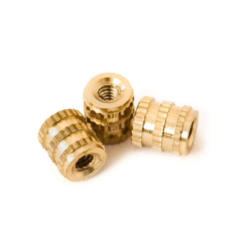 [منتجات J&J] إدراج نحاسي M2، 5 مم (الطول)، خيط أنثى، نوع قالب الحقن أو الضغط، 100 قطعة in Kuwait