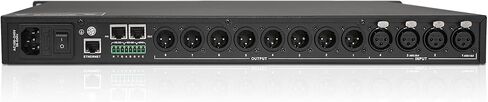 Sound Town Mode Audio 4x8 FIR DSP Speaker System Processor for Line Array Management, Factory Presets, Supports Dante/AES (MTD48-D8) in Saudi Arabia