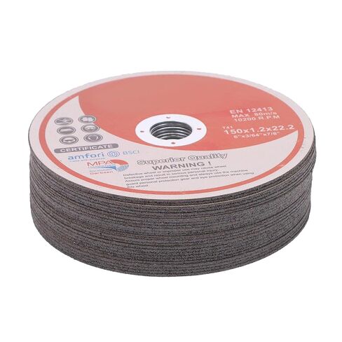 Rrbuscore 25 قطعة 6X0.045X7/8 بوصة أقراص القطع أكسيد الألومنيوم جلخ الحبوب شفرات لآلات القطع in Kuwait