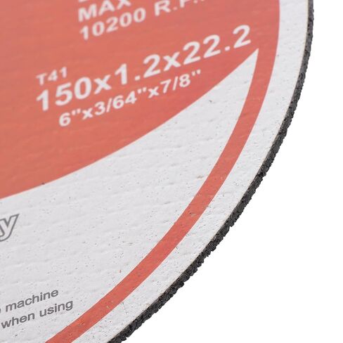 Rrbuscore 25 قطعة 6X0.045X7/8 بوصة أقراص القطع أكسيد الألومنيوم جلخ الحبوب شفرات لآلات القطع in Kuwait