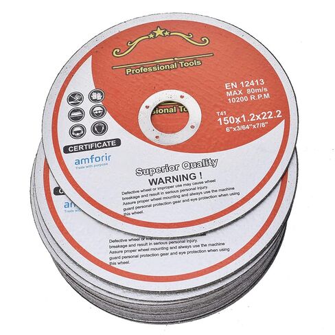 50-Pack 6Inch Cut Off Wheels, Cutting Wheel for Metal & Stainless Steel, 0.045In Thin Cutting Disc Used on 7/8In Mandrel Cut-Off Disc Angle Grinder in Saudi Arabia