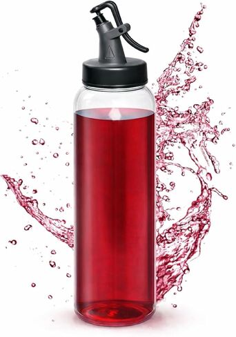 Needzo 1000 mL Communion Cup Filler Bottle with Pour Spout Button, Plastic No Drip Dispenser, Church Supplies in Saudi Arabia