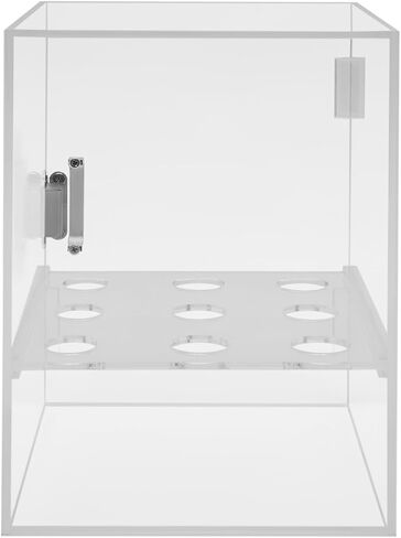 Ice Cream Cone Display/Storage Case Cabinet Acrylic Waffle Cone Holder 9 Holes in Kuwait