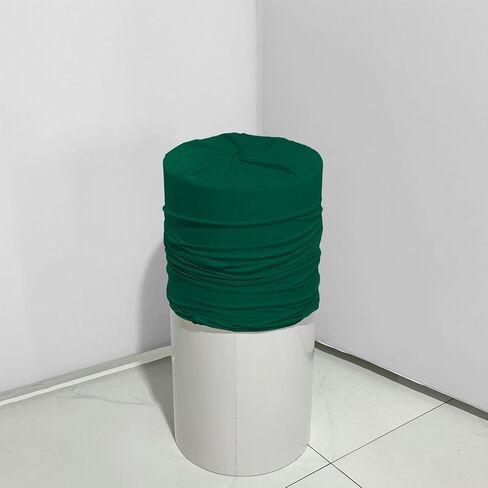 NIVIUS PHOTO Sports Football Theme اسطوانة عرض أغطية قاعدة التمثال، شيفرون باللونين الأسود والأبيض، مخطط وأخضر، مجموعة من 3 (TZ069، مجموعة كبيرة من 3) in Kuwait