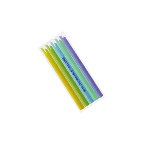 Premium Plus ONE001A-B Vented Slotted Oral Evacuation Tips Assorted Colors 1000/Pk in Kuwait