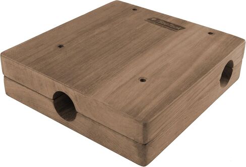 SeaTeak Wooden Outboard Motor Mounting Bracket, 100% Solid Teak Wood, Holds Boat Motors Up to 12 HP Upright On Rail, Fits 7/8" or 1" Railings in Kuwait